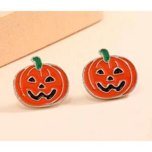 Jock-O-Lantern Halloween Earrings